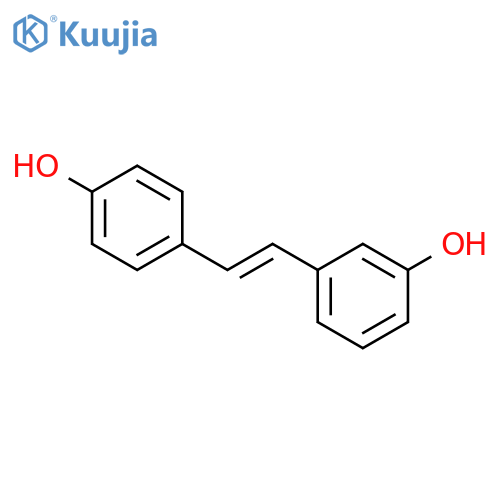 4-2-(3-hydroxyphenyl)ethenylphenol structure