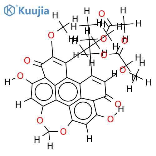 2',2''-Diacetylcercosporin structure