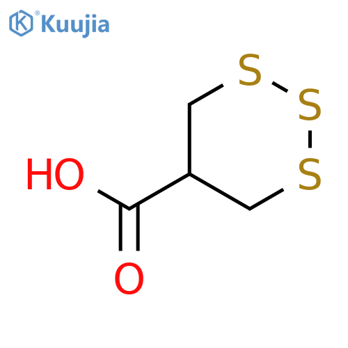 1,2,3-Trithiane-5-carboxylic acid structure