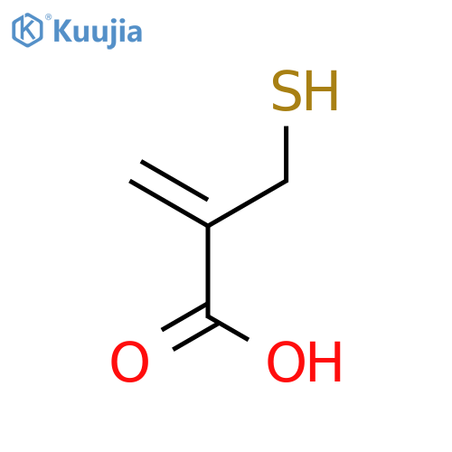 2-PROPENOIC ACID, 2-(MERCAPTOMETHYL)- structure