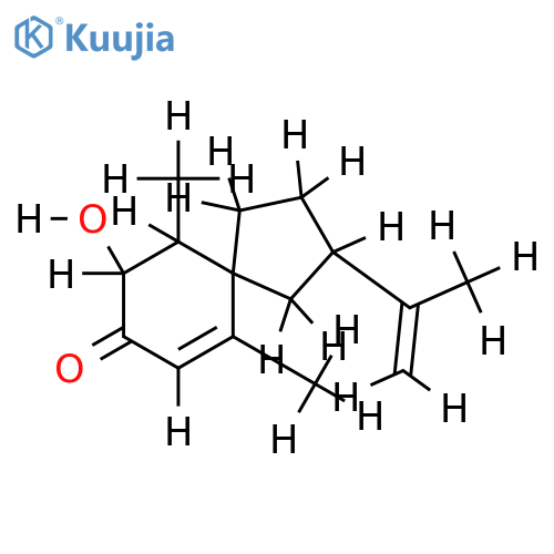 3-Hydroxy-1(10),11-spirovetivadien-2-one structure