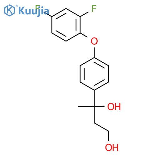 1,3-Butanediol, 3-[4-(2,4-difluorophenoxy)phenyl]- structure