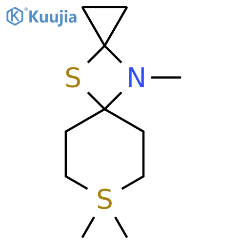 4,8-Dithia-12-azatrispiro[2.1.2.1.2.1]dodecane, 12-methyl- structure