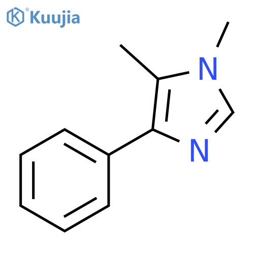 1H-Imidazole, 1,5-dimethyl-4-phenyl- structure