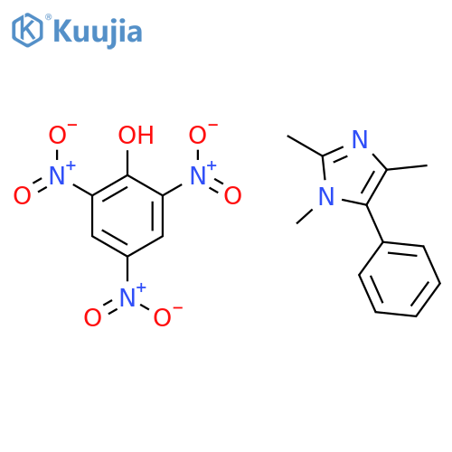 1H-Imidazole, 1,2,4-trimethyl-5-phenyl-, compd. with 2,4,6-trinitrophenol(1:1) structure