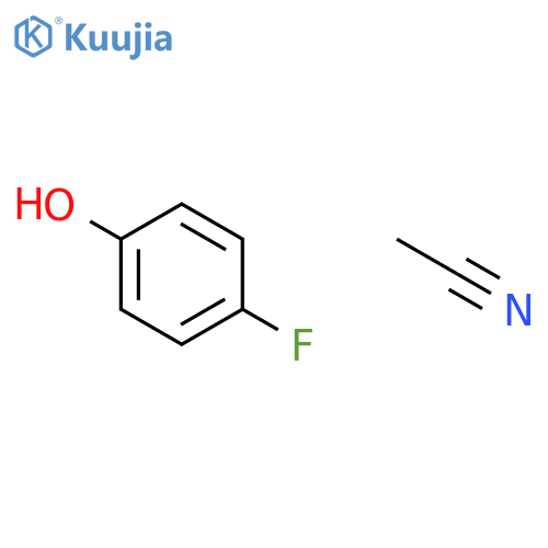 Phenol, 4-fluoro-, compd. with acetonitrile (1:1) structure