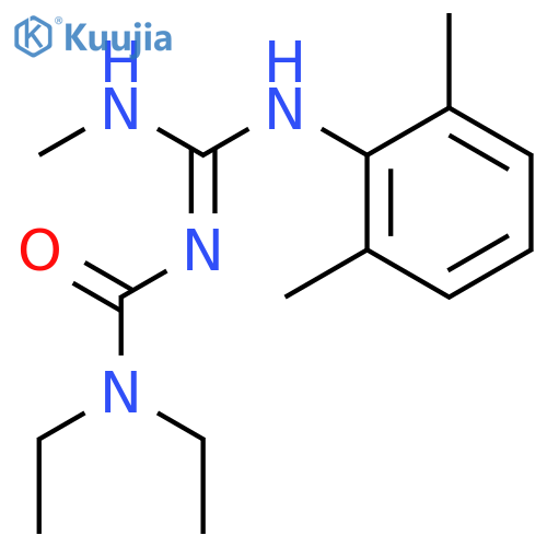 Urea, [[(2,6-dimethylphenyl)amino](methylamino)methylene]diethyl- structure