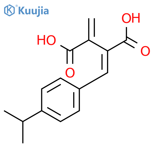 Butanedioic acid, methylene[[4-(1-methylethyl)phenyl]methylene]-, (E)- structure
