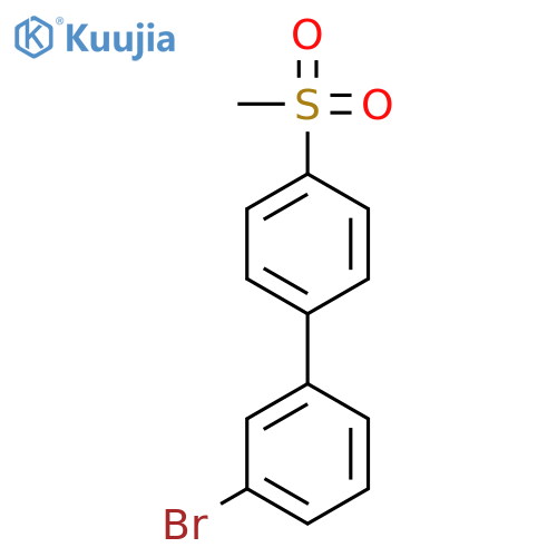 3-Bromo-4'-(methylsulfonyl)-1,1'-biphenyl structure