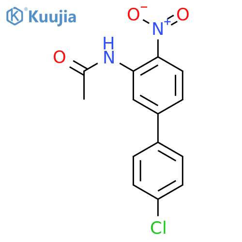 ACETAMIDE, N-(4'-CHLORO-4-NITRO[1,1'-BIPHENYL]-3-YL)- structure