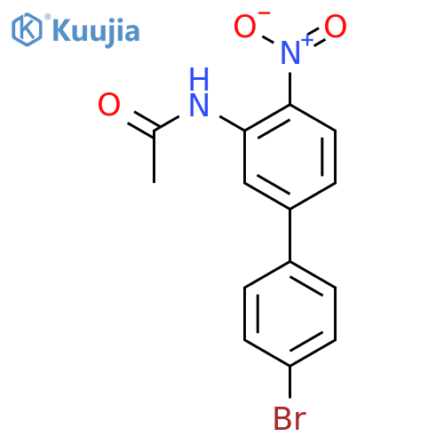 Acetamide, N-(4'-bromo-4-nitro[1,1'-biphenyl]-3-yl)- structure
