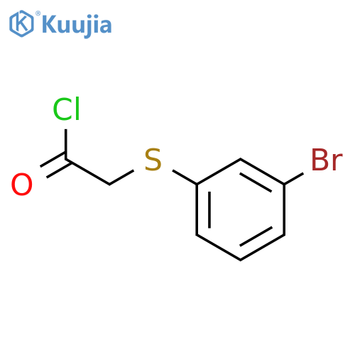 Acetyl chloride, [(3-bromophenyl)thio]- structure