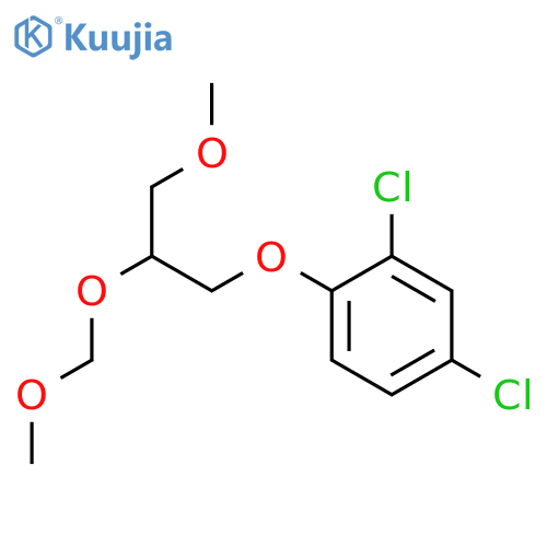 Benzene, 2,4-dichloro-1-[3-methoxy-2-(methoxymethoxy)propoxy]- structure