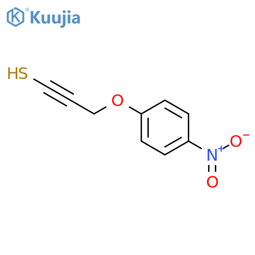1-Propyne-1-thiol, 3-(4-nitrophenoxy)- structure
