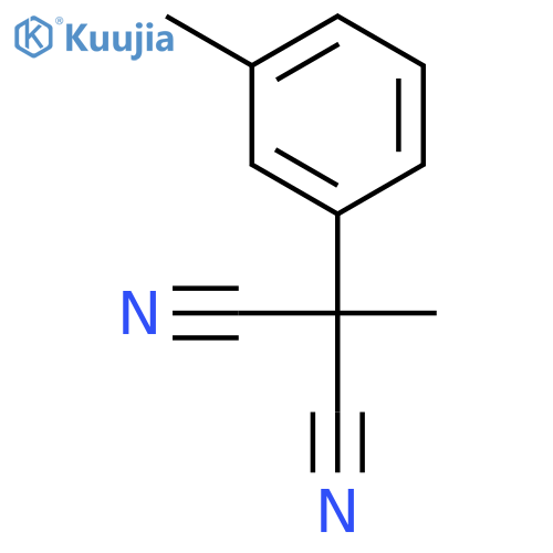 PROPANEDINITRILE, METHYL(3-METHYLPHENYL)- structure