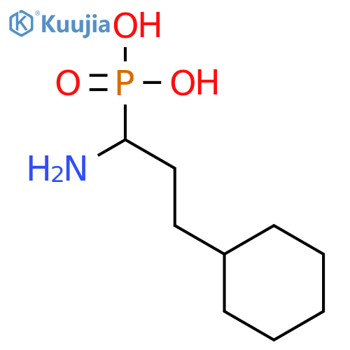 Phosphonic acid, (1-amino-3-cyclohexylpropyl)- structure