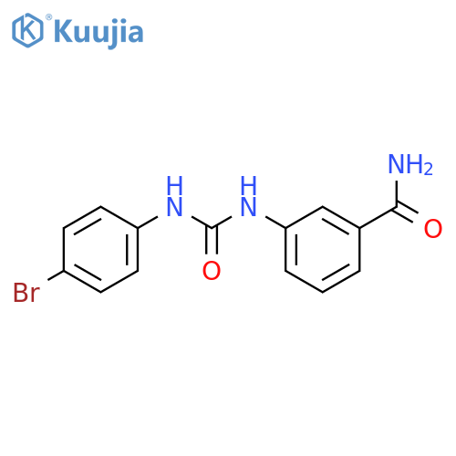 Benzamide, 3-[[[(4-bromophenyl)amino]carbonyl]amino]- structure