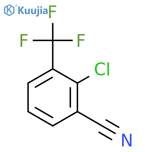 2-CHLORO-3-(TRIFLUOROMETHYL)BENZONITRILE structure