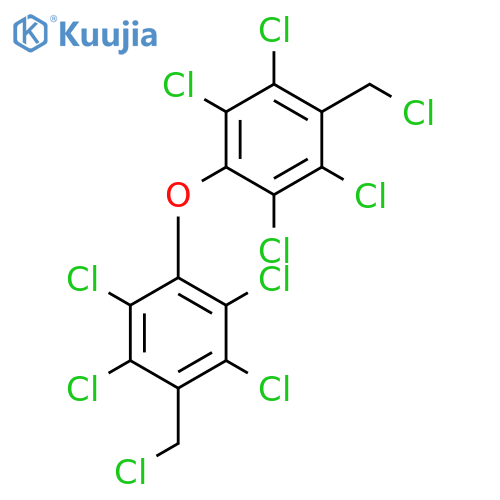 Benzene, 1,1'-oxybis[2,3,5,6-tetrachloro-4-(chloromethyl)- structure