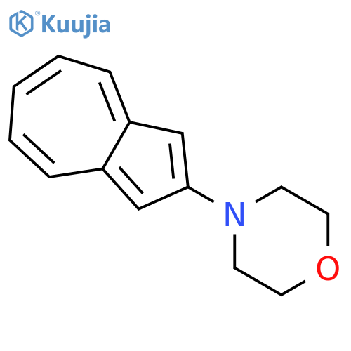 MORPHOLINE, 4-(2-AZULENYL)- structure