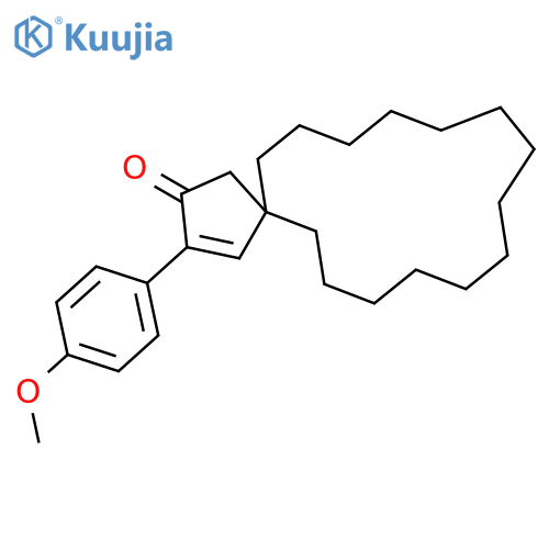 SPIRO[4.14]NONADEC-3-EN-2-ONE, 3-(4-METHOXYPHENYL)- structure