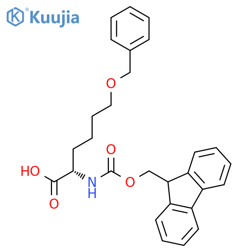 L-NORLEUCINE, N-[(9H-FLUOREN-9-YLMETHOXY)CARBONYL]-6-(PHENYLMETHOXY)- structure