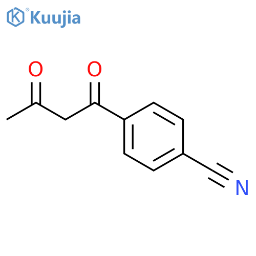 4-(3-oxobutanoyl)benzonitrile structure