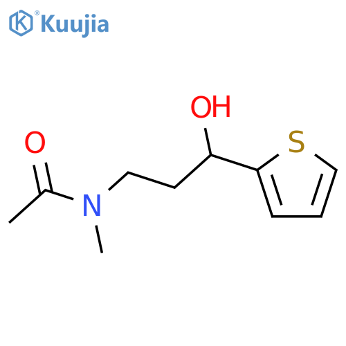 ACETAMIDE, N-[3-HYDROXY-3-(2-THIENYL)PROPYL]-N-METHYL- structure