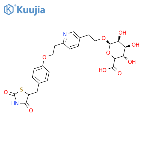 Hydroxy Pioglitazone (M-VII) β-D-Glucuronide structure
