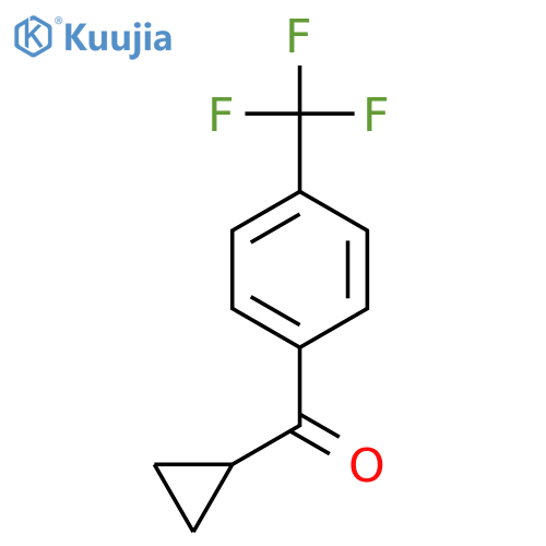 cyclopropyl-[4-(trifluoromethyl)phenyl]methanone structure
