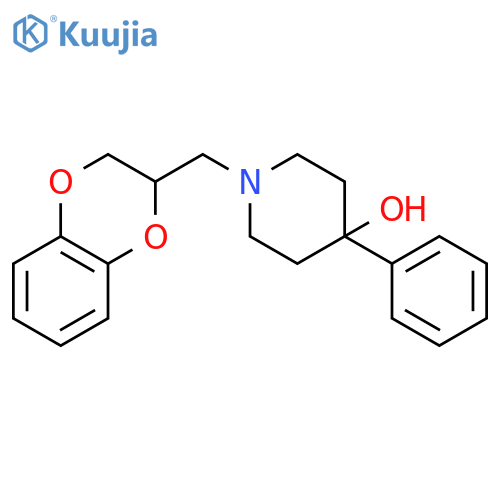 4-Piperidinol, 1-[(2,3-dihydro-1,4-benzodioxin-2-yl)methyl]-4-phenyl- structure
