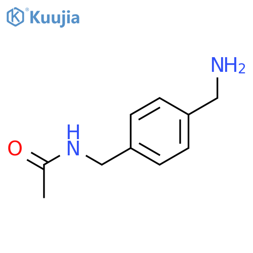 N-{4-(aminomethyl)phenylmethyl}acetamide structure