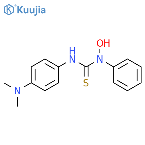 Thiourea, N'-[4-(dimethylamino)phenyl]-N-hydroxy-N-phenyl- structure
