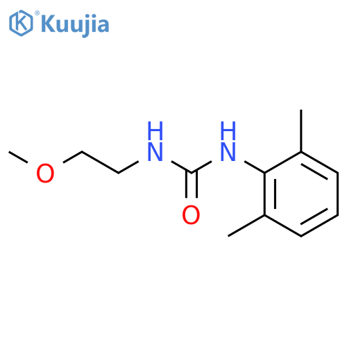 Urea, N-(2,6-dimethylphenyl)-N'-(2-methoxyethyl)- structure