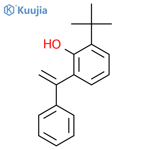Phenol, 2-(1,1-dimethylethyl)-6-(1-phenylethenyl)- structure