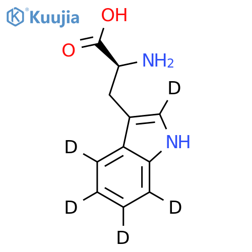 L-Tryptophan-d5 structure