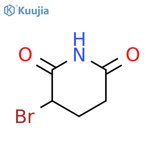 3-Bromopiperidine-2,6-dione structure