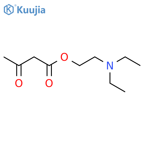 2-(diethylamino)ethyl 3-oxobutanoate structure