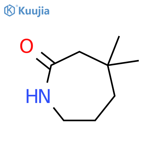 2H-Azepin-2-one, hexahydro-4,4-dimethyl- structure