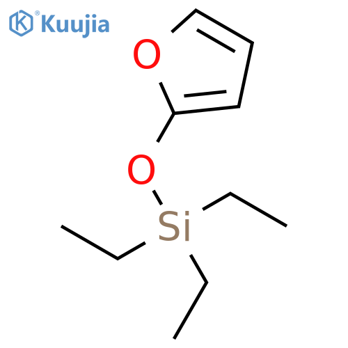 Silane, triethyl(2-furanyloxy)- structure