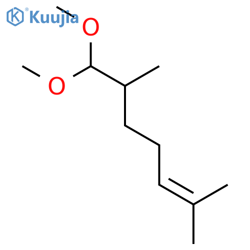 2-Heptene, 7,7-dimethoxy-2,6-dimethyl- structure