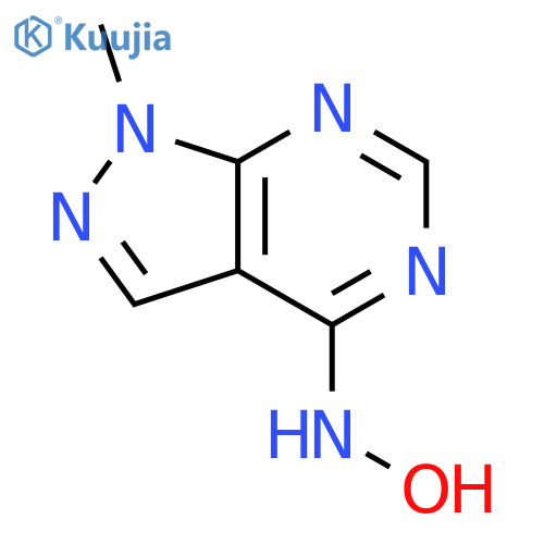 4-(Hydroxyamino)-1-methyl-1H-pyrazolo3,4-dpyrimidine structure