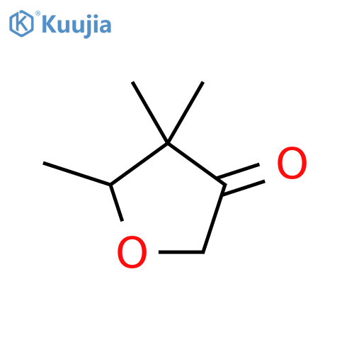 3(2H)-Furanone, dihydro-4,4,5-trimethyl- structure