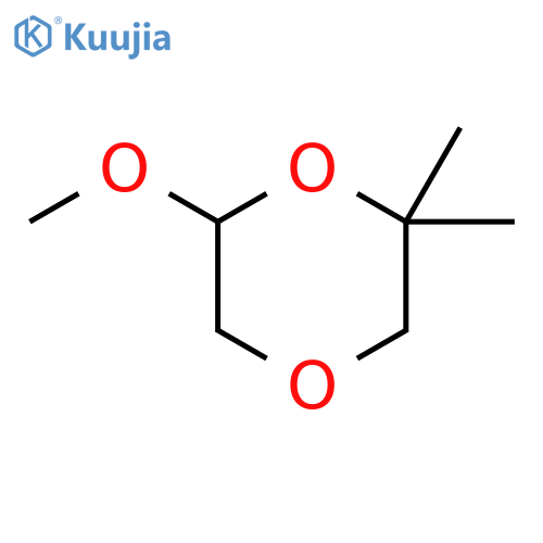 1,4-Dioxane, 6-methoxy-2,2-dimethyl- structure