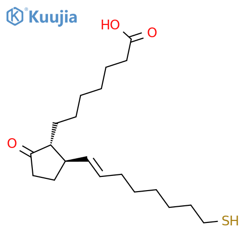 PROST-13-EN-1-OIC ACID, 20-MERCAPTO-9-OXO-, (13E)- structure