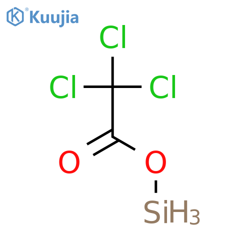 ACETIC ACID, TRICHLORO-, SILYL ESTER structure
