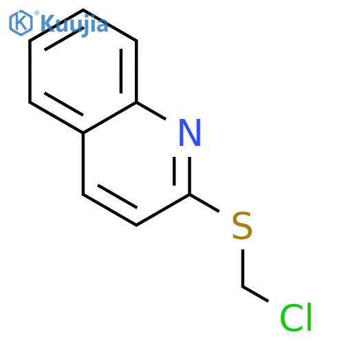 Quinoline,2-[(chloromethyl)thio]- structure