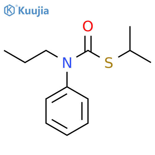 Carbamothioic acid, phenylpropyl-, S-(1-methylethyl) ester structure