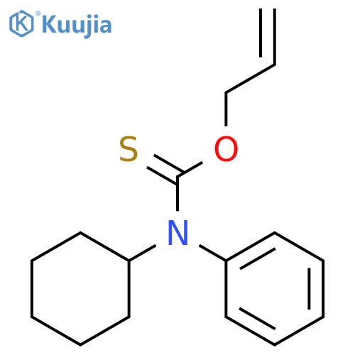 Carbamothioic acid, cyclohexylphenyl-, O-2-propenyl ester structure