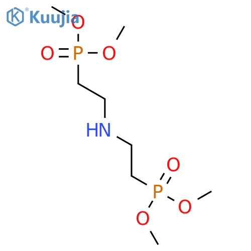 PHOSPHONIC ACID, (IMINODI-2,1-ETHANEDIYL)BIS-, TETRAMETHYL ESTER structure